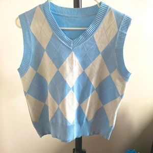 Argyle Pattern Sweater